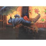 Alexander Millar (Scottish, b.1960), "Like Moths To A Flame", Limited edition giclee print on paper,