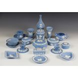 A selection of early 20th century and later Wedgwood Jasperware, to include a trinket box and cover,