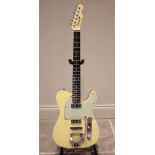 A 2013 Fender Telecaster Relic electric guitar, made in the U.S.A, serial no.R76002, ivory