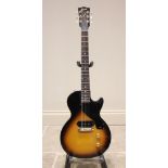 A Gibson Les Paul Junior electric guitar, made in the U.S.A, serial no. 107190013 tobacco sunburst