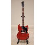 A 2019 Gibson SG electric guitar, made in the U.S.A, serial no. 111490185, vintage cherry finish