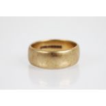 A 9ct gold wedding band, marks for 'CG&S' Birmingham 1959, ring size S, weight 8.2gms