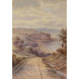 A. Coleman (British, 19th century), "Cardigan Bay" and "Near Evesham", Watercolours on paper, Each