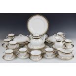 A Royal Grafton part dinner service in the Majestic pattern, late 20th century, comprising: eight