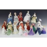 Twenty Royal Doulton ladies, comprising: HN1834 Top O' The Hill, HN3169 Jessica, HN2835 Fair Lady,
