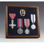 ELIZABETH II CORONATION INTEREST: An MBE (Member of the British Empire), WWII War Medal, 1953