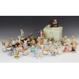 Twelve Beswick Beatrix Potter figures, comprising: Fierce Bad Rabbit, Hunco Munco, Goody Tiptoes,