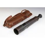 A mid 20th century four drawer telescope, stamped 'Tel. Sect. Regts. Mk.II, H.G.P, O.S 126. G.A.,
