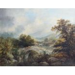 F. J. Vernon (British school, 19th century), "Welch [sic] View Merionethshire", Oil on canvas,