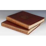L'ALBUM DE LA GUERRE 914-1919, 2 vols, large format (40.5cm x 30.5cm), full leather, gilt title