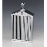 Classic Stable Ltd Rolls-Royce chrome decanter, in the form of a radiator, 'Spirit of Ecstasy'