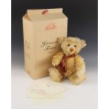 A modern Steiff limited edition bear "Year 2000 Teddy Bear, blond 43", white tag 670374, with