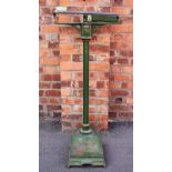 A Berry & Warmington Ltd Liverpool and Manchester 'The Weighwell' scales 'To weigh 24 stone',