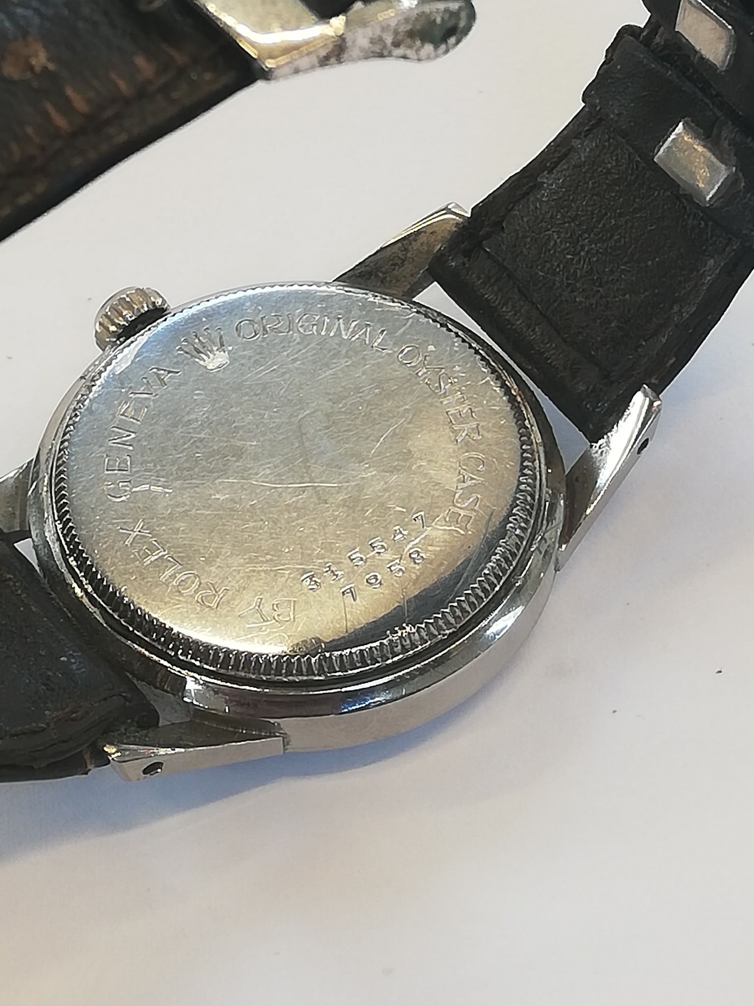 A Tudor Oyster wristwatch, the circular black dial with Thai numerals and subsidiary seconds dial to - Bild 8 aus 11