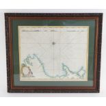 After Captain Greenvile Collins (British, 1643-1694), an engraved naval chart on laid paper