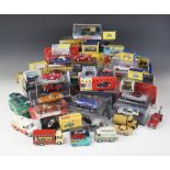 A collection of die-cast model vehicles, to include a boxed Corgi #55 Fordson "Power Major" Tractor,