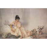 After Sir William Russell Flint (Scottish 1880-1969), "Sensitive Plants", Limited edition print on