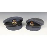 WORLD WAR II INTEREST: A WWII R.A.F. officer's peaked cap by Bates of Jermyn Street, with King's
