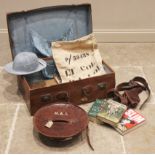 WORLD WAR II INTEREST: A collection of World War II army officer's equipment belonging to Lieutenant