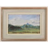 Attributed to John Alford, A bucolic landscape, probably The Longnor Hills, South Shropshire, Oil on