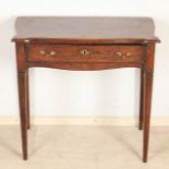 Antique oak console table, 1800