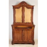 Mahogany display cabinet