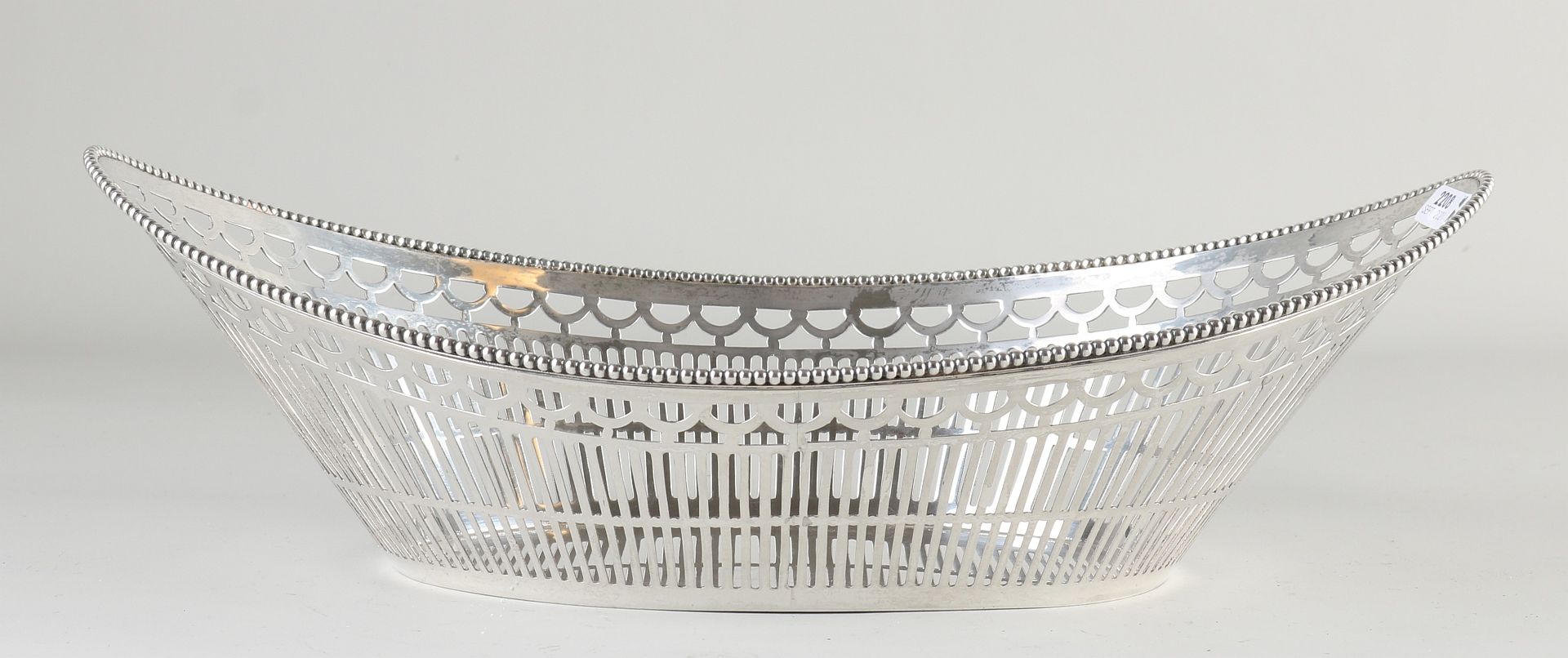 Silver bread basket, 1930