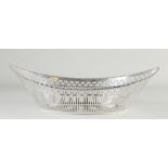 Silver bread basket, 1930