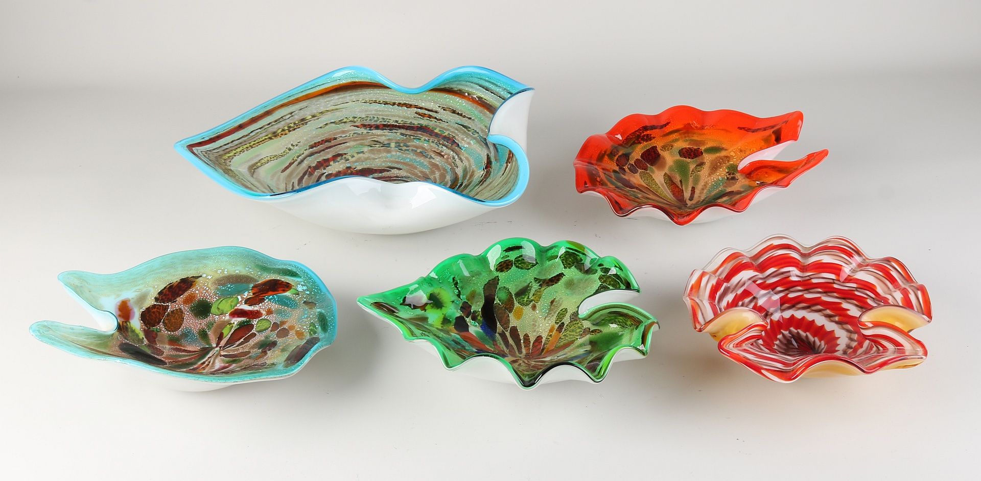 Five parts Murano glass