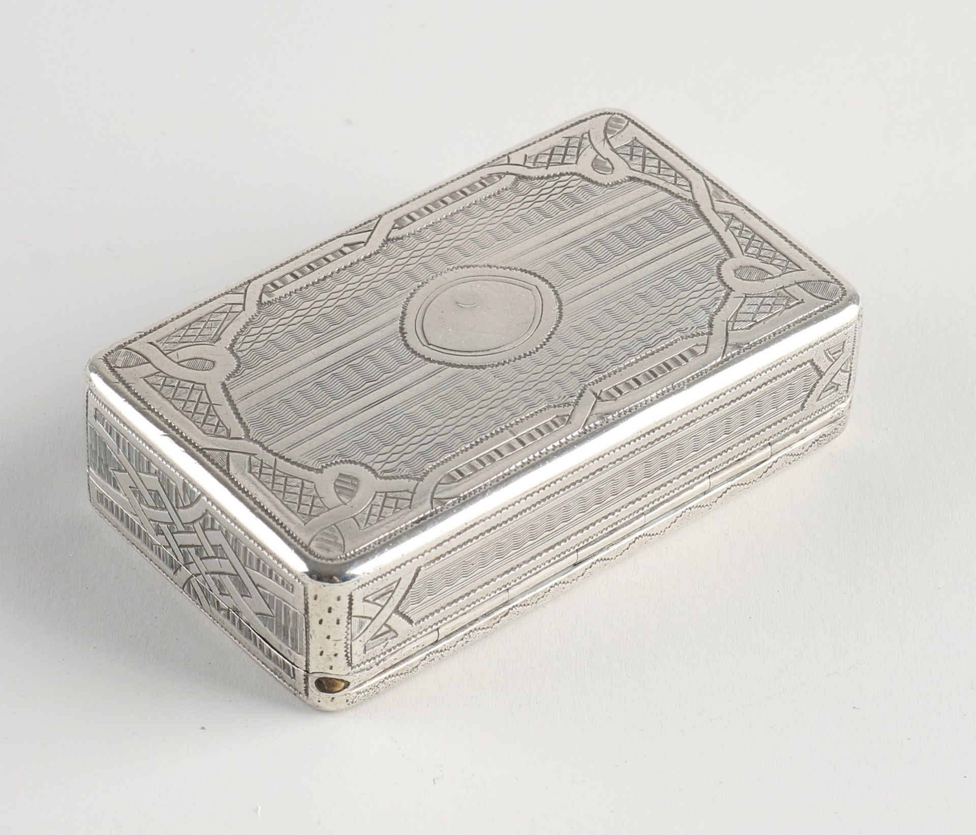 Silver snuff box (Russian) - Image 2 of 2