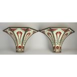 Two wall lamps in Art Deco style