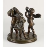 Bronze sculpture group, 1900