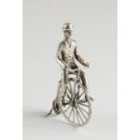 Silver miniature, Cyclist