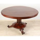 Round empire dining table, 1820