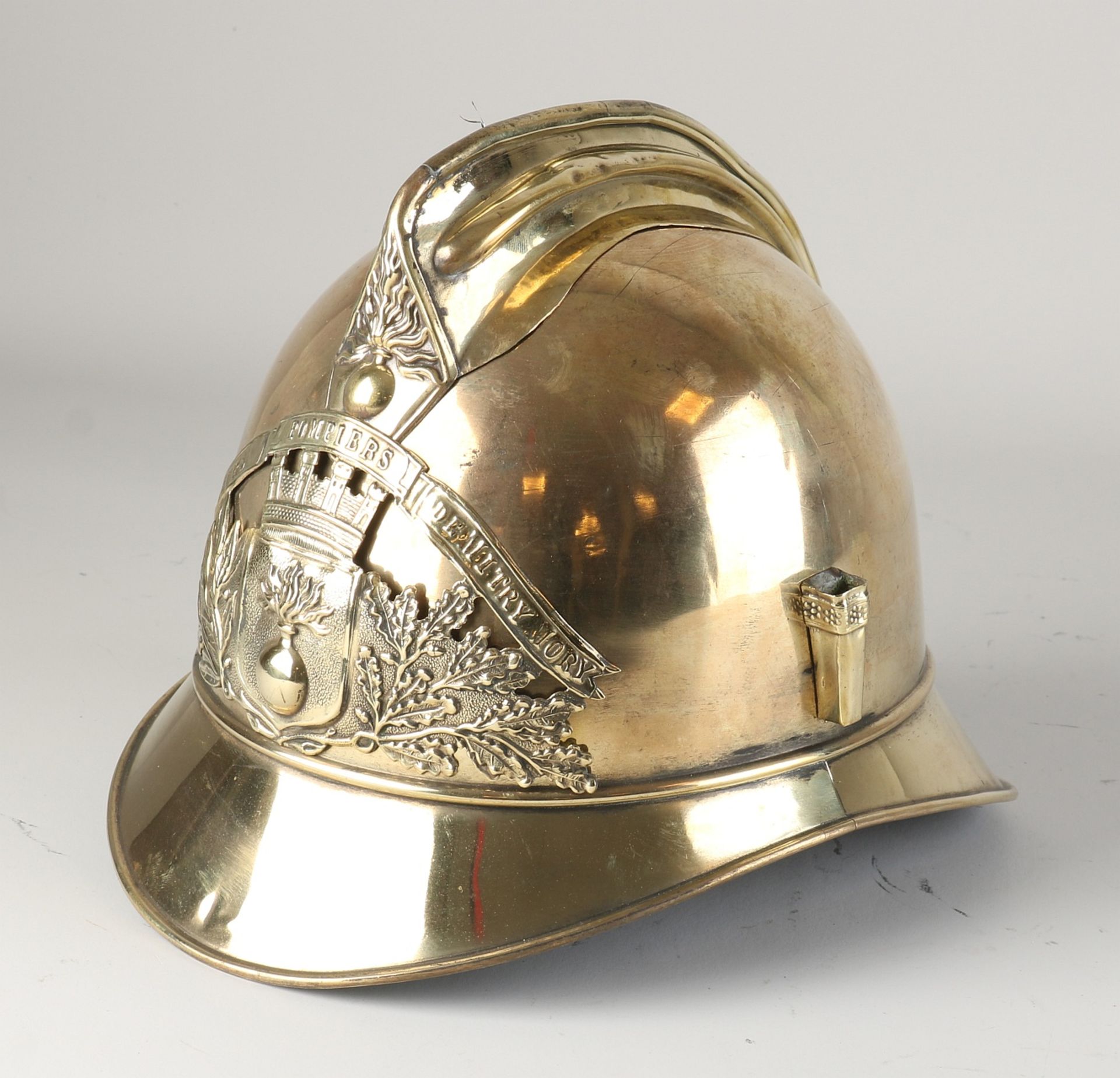 Old fire helmet