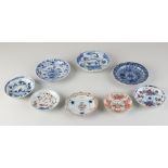 Eight Chinese plates