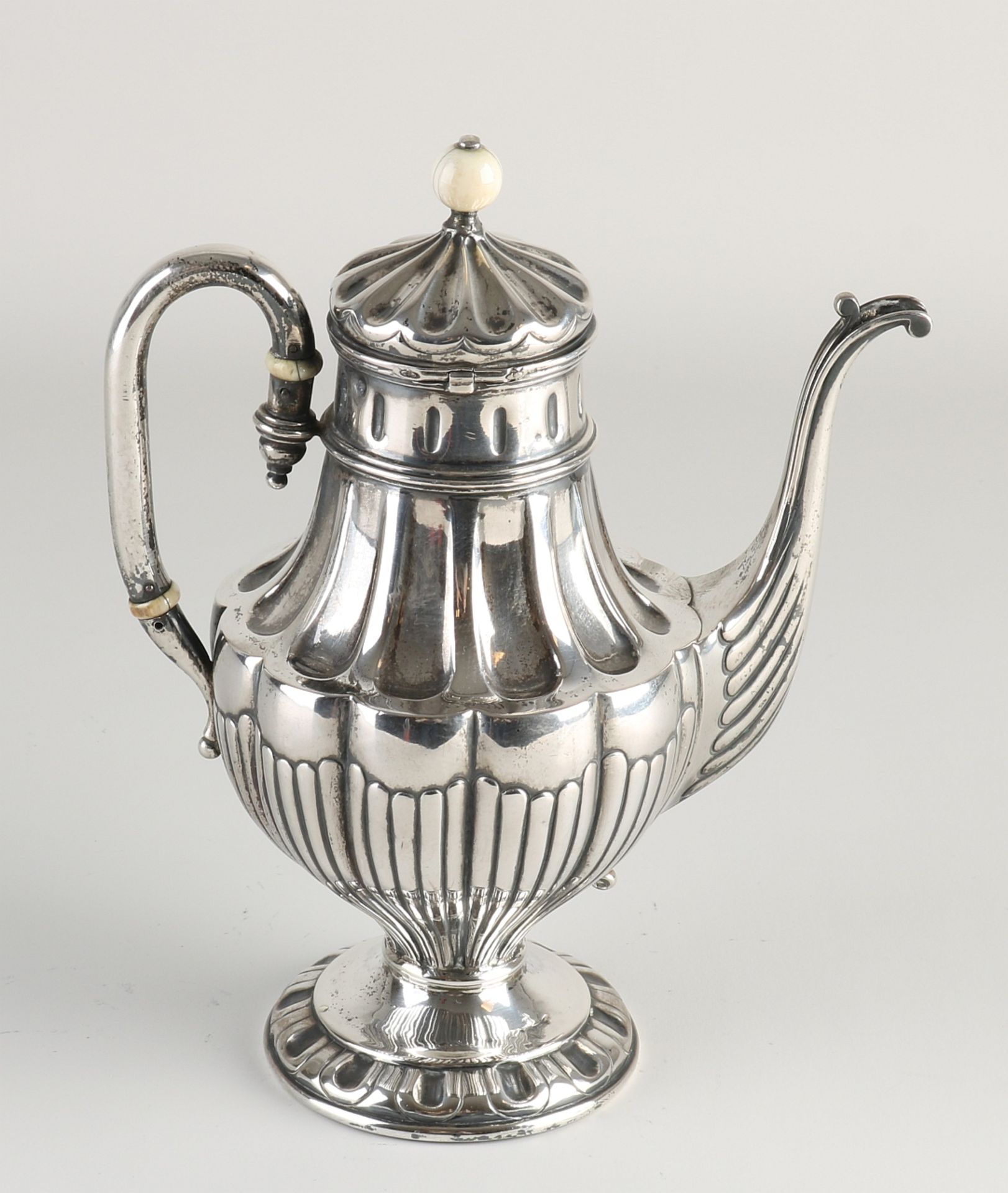 silver teapot - Image 2 of 2