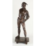 Bronze figure, Pierrot