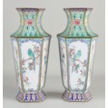 Two cloisonné vases