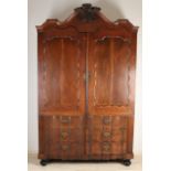 18th century oak linen cupboard