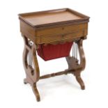 French sewing table (lyra shape)