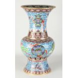 Chinese cloisonne vase, H 51 cm.