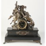 Antique French mantel clock, 1880