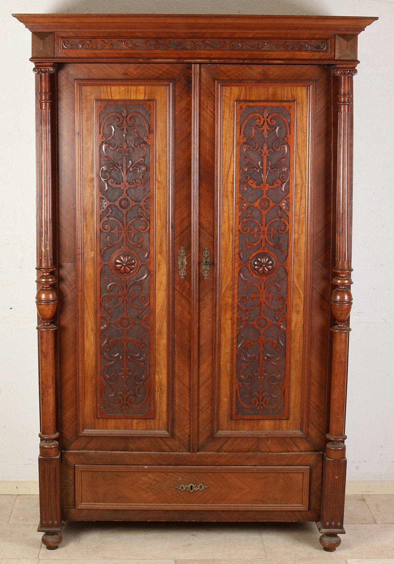 Antique Gründerzeit cupboard, 1880