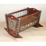 Children's rocking bed