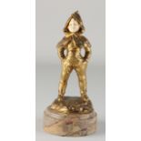 Bronze gilded figure