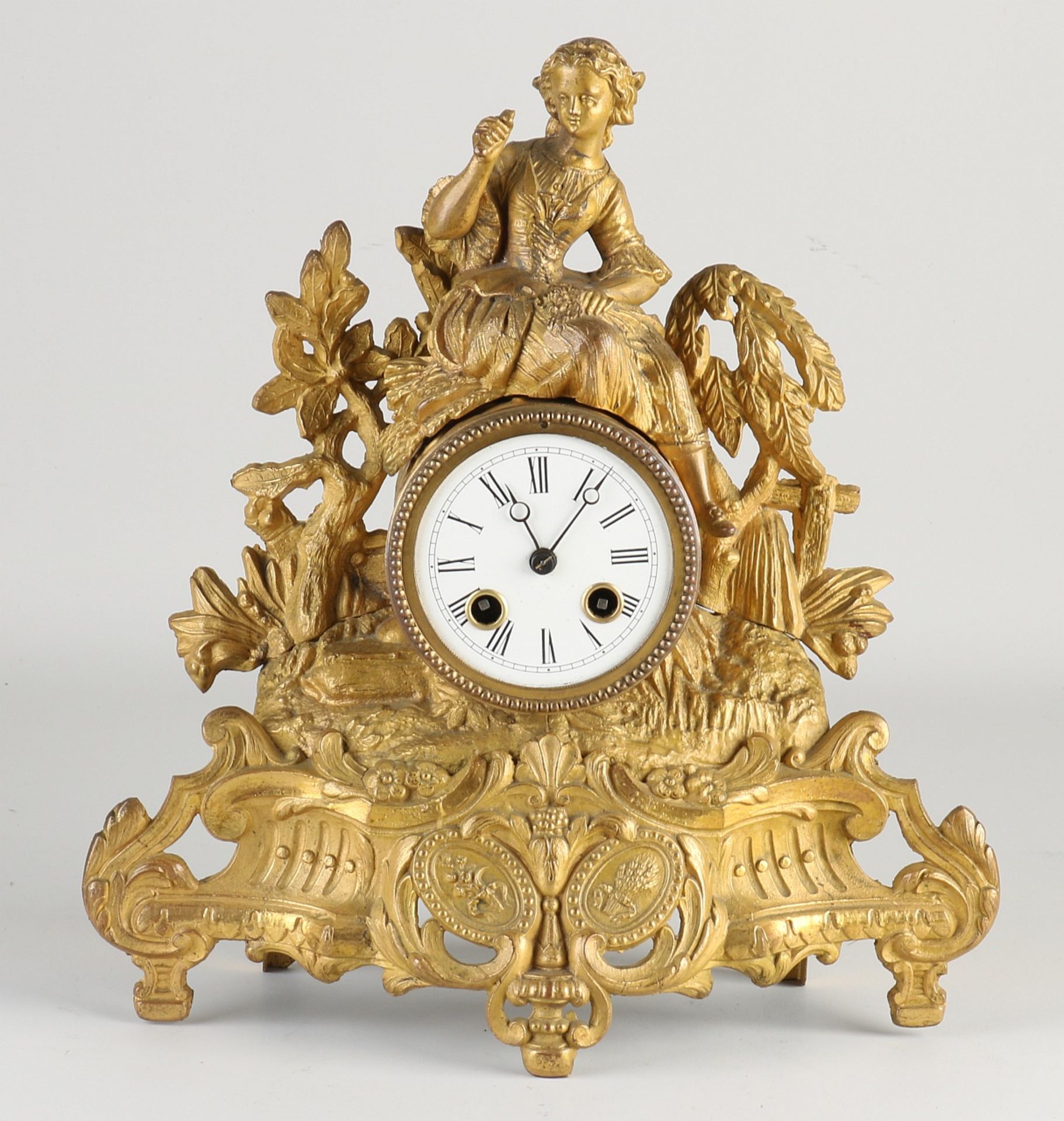 Antique French mantel clock, 1860