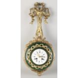 French wall clock, 1870