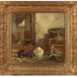 A. van Wieringen, Rabbits in the stable