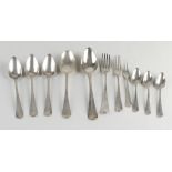 Lot silver cutlery